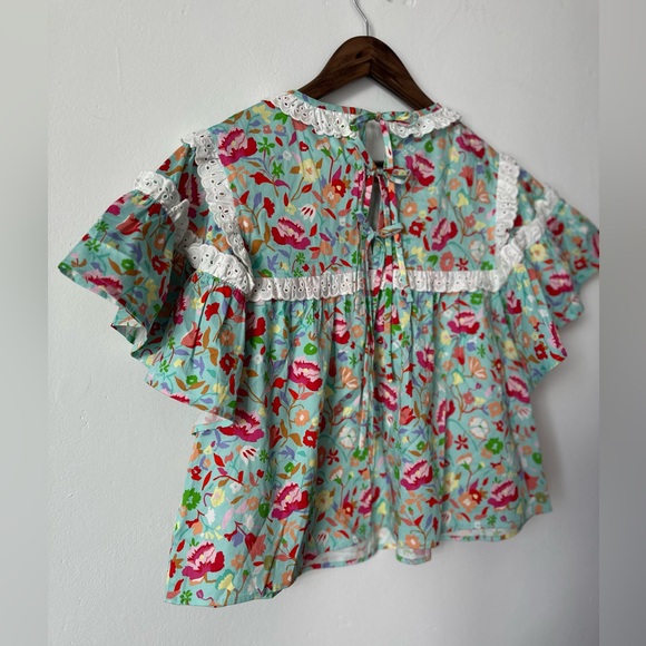 CROSBY by Mollie Burch Ella Top – Island Floral – Size Small – NWOT - Picture 8 of 11